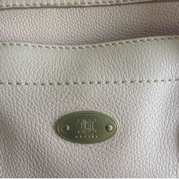 RARE CELINE TOTE IN LIGHT BLUSH - Picture 6 of 11